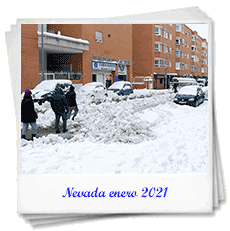 Fotografías de la nevada de 2021